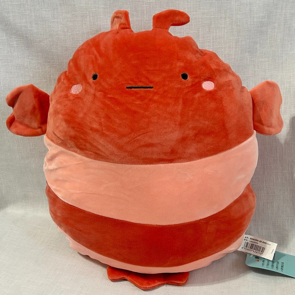 Stuffed Plush Lobster Crawdad Pillow 18 in New With Tags Soft & Cuddly